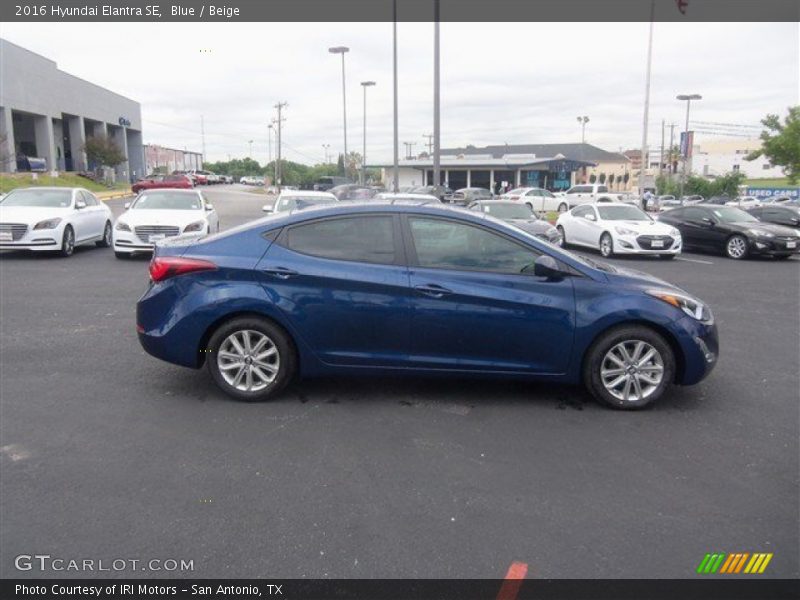 Blue / Beige 2016 Hyundai Elantra SE