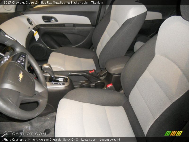 Blue Ray Metallic / Jet Black/Medium Titanium 2015 Chevrolet Cruze LS