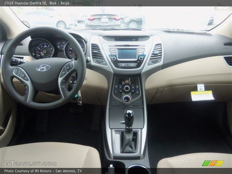 Blue / Beige 2016 Hyundai Elantra SE