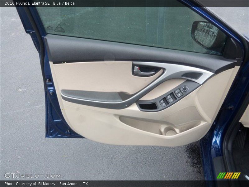 Blue / Beige 2016 Hyundai Elantra SE