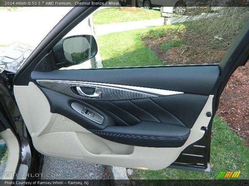 Chestnut Bronze / Wheat 2014 Infiniti Q 50 3.7 AWD Premium