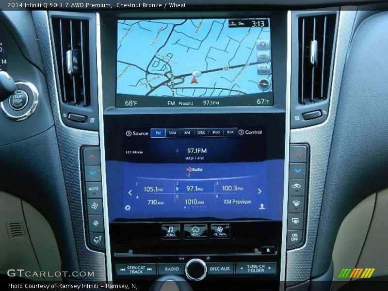 Chestnut Bronze / Wheat 2014 Infiniti Q 50 3.7 AWD Premium