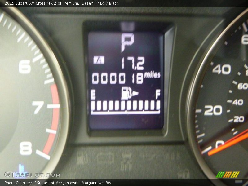 Desert Khaki / Black 2015 Subaru XV Crosstrek 2.0i Premium