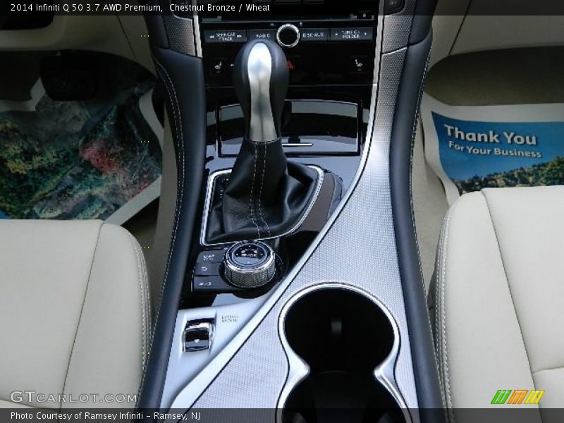 Chestnut Bronze / Wheat 2014 Infiniti Q 50 3.7 AWD Premium