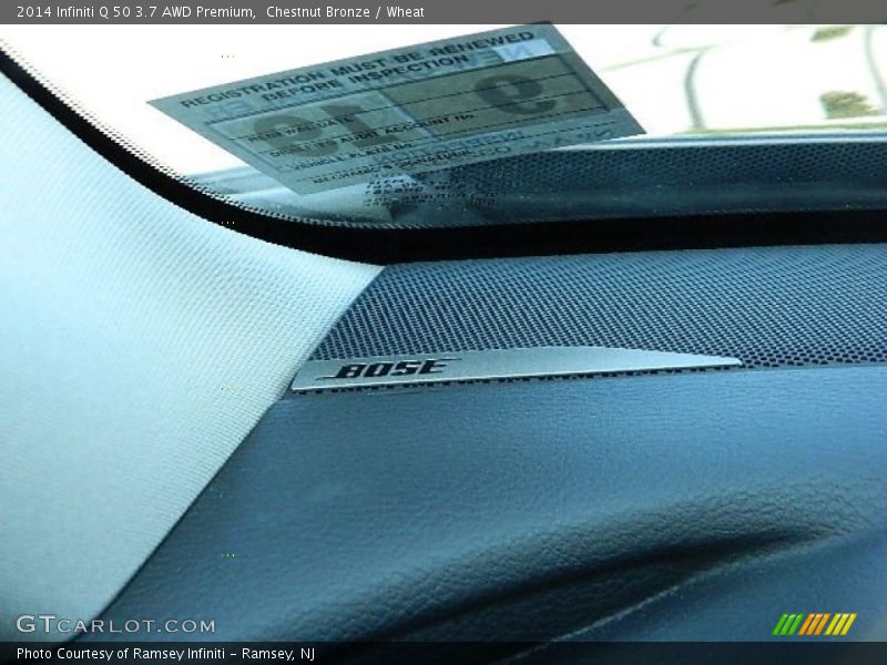 Chestnut Bronze / Wheat 2014 Infiniti Q 50 3.7 AWD Premium