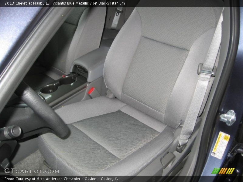 Atlantis Blue Metallic / Jet Black/Titanium 2013 Chevrolet Malibu LS