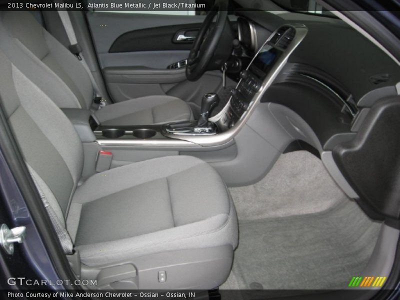 Atlantis Blue Metallic / Jet Black/Titanium 2013 Chevrolet Malibu LS