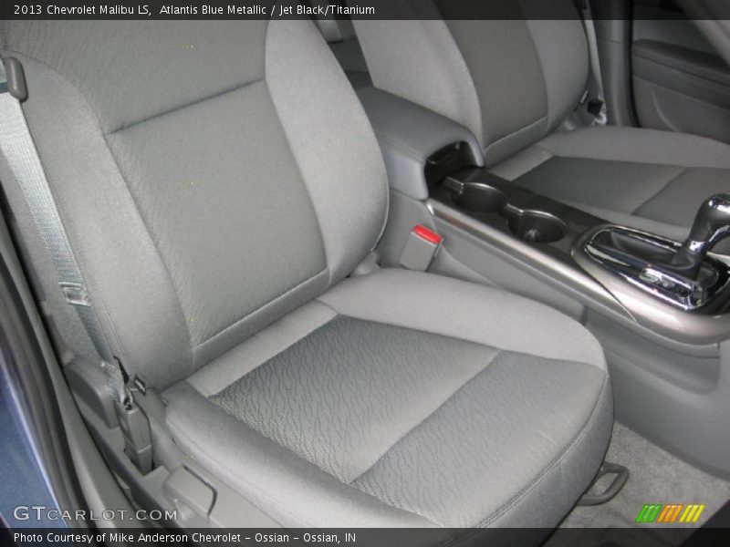 Atlantis Blue Metallic / Jet Black/Titanium 2013 Chevrolet Malibu LS