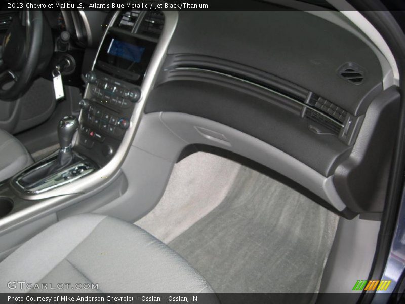 Atlantis Blue Metallic / Jet Black/Titanium 2013 Chevrolet Malibu LS