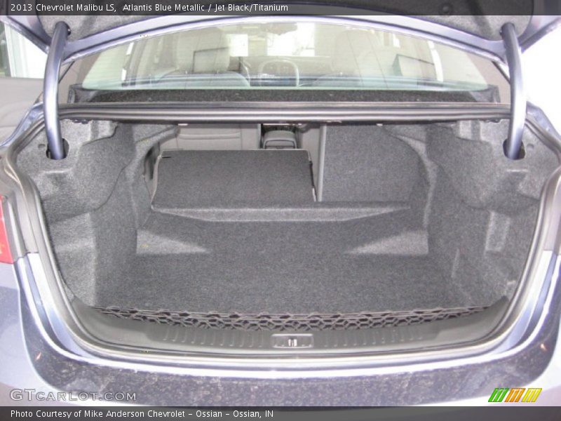 Atlantis Blue Metallic / Jet Black/Titanium 2013 Chevrolet Malibu LS