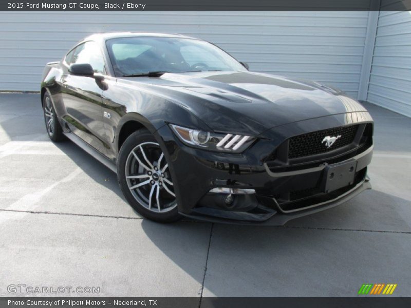 Black / Ebony 2015 Ford Mustang GT Coupe