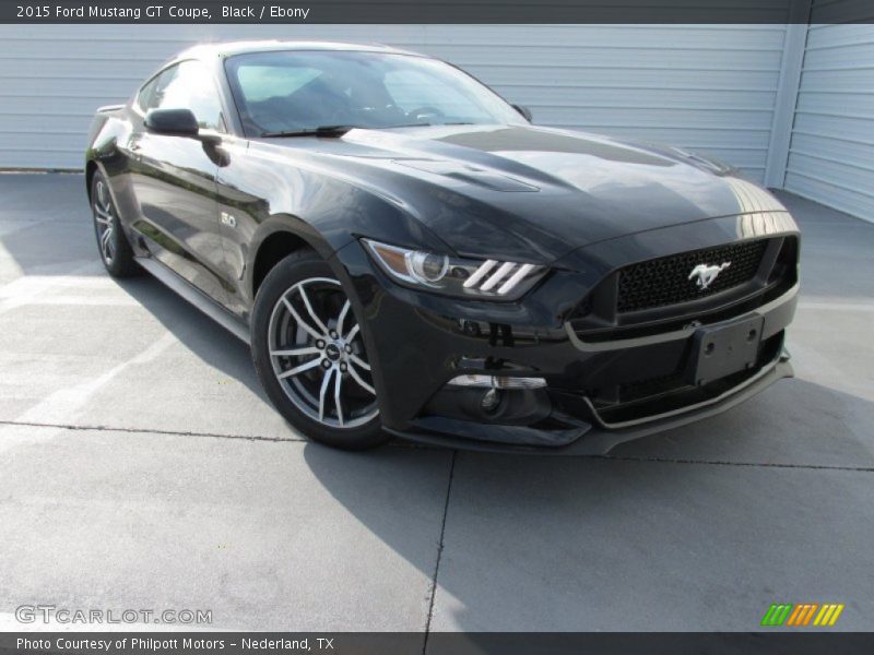 Black / Ebony 2015 Ford Mustang GT Coupe