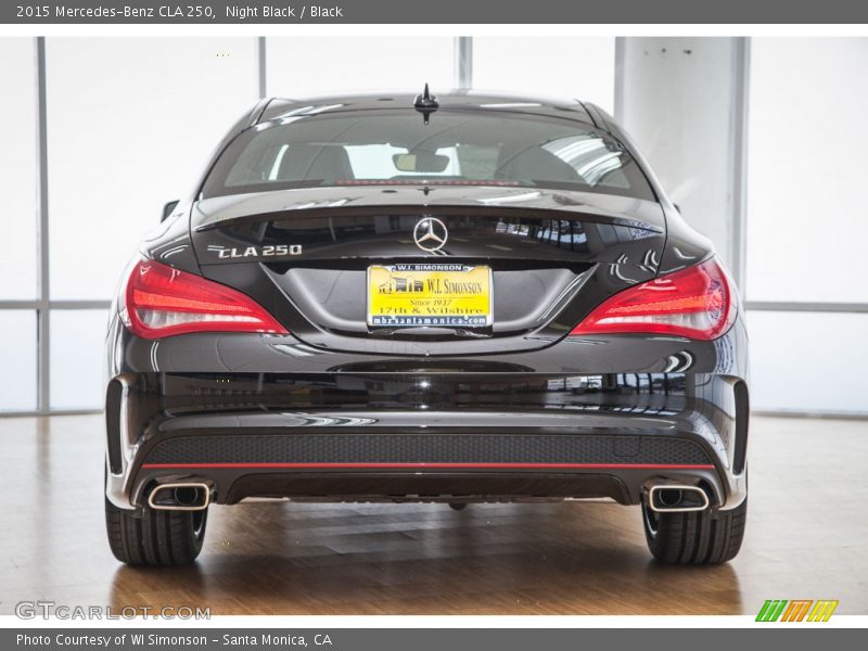 Night Black / Black 2015 Mercedes-Benz CLA 250