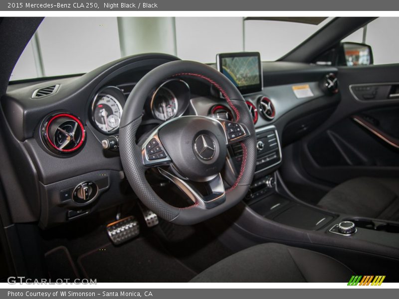Dashboard of 2015 CLA 250