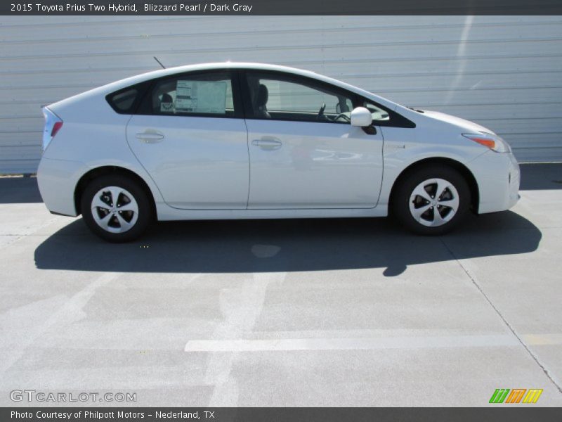 Blizzard Pearl / Dark Gray 2015 Toyota Prius Two Hybrid