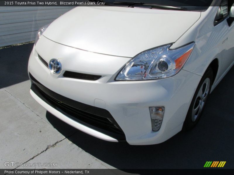 Blizzard Pearl / Dark Gray 2015 Toyota Prius Two Hybrid