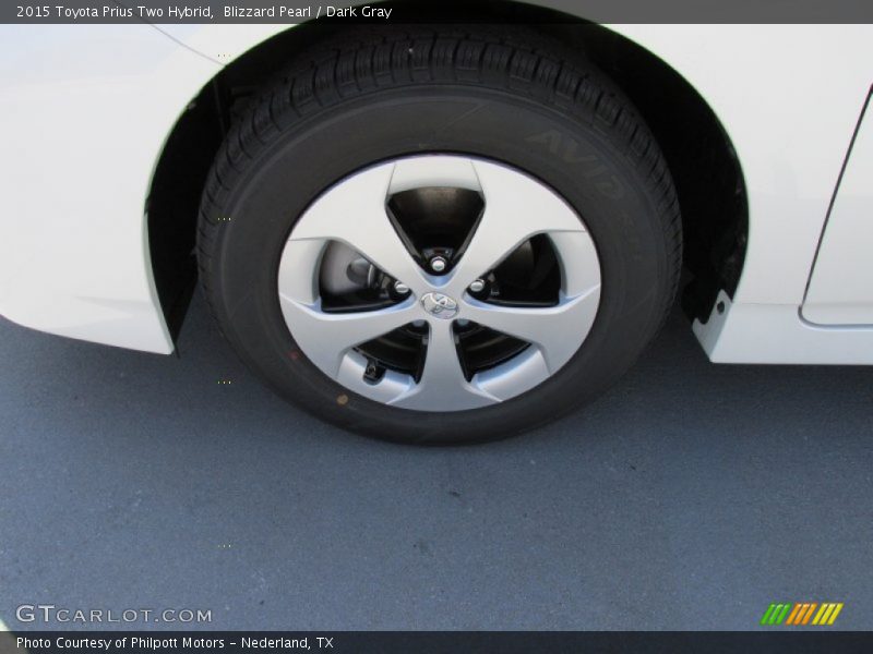 Blizzard Pearl / Dark Gray 2015 Toyota Prius Two Hybrid