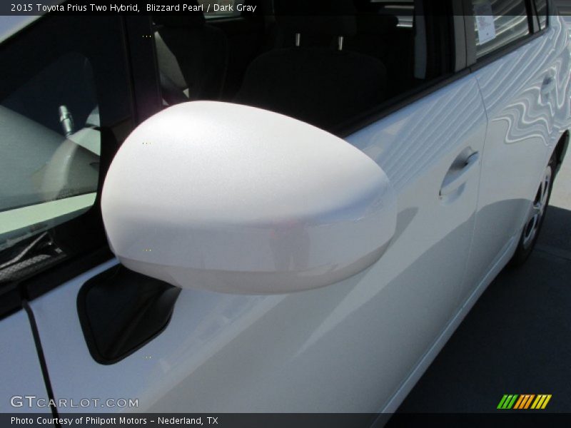 Blizzard Pearl / Dark Gray 2015 Toyota Prius Two Hybrid