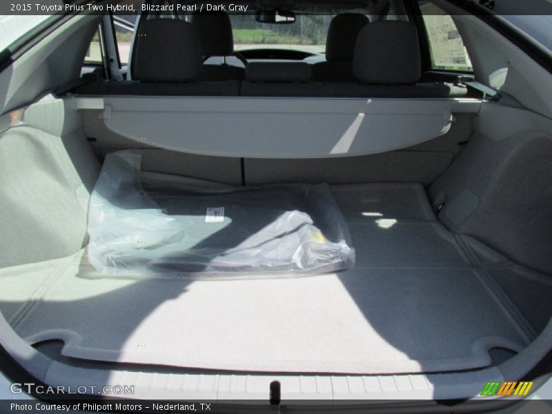 Blizzard Pearl / Dark Gray 2015 Toyota Prius Two Hybrid