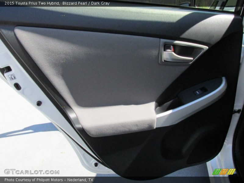 Blizzard Pearl / Dark Gray 2015 Toyota Prius Two Hybrid