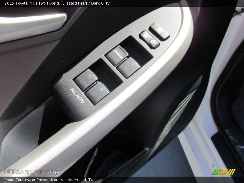 Blizzard Pearl / Dark Gray 2015 Toyota Prius Two Hybrid