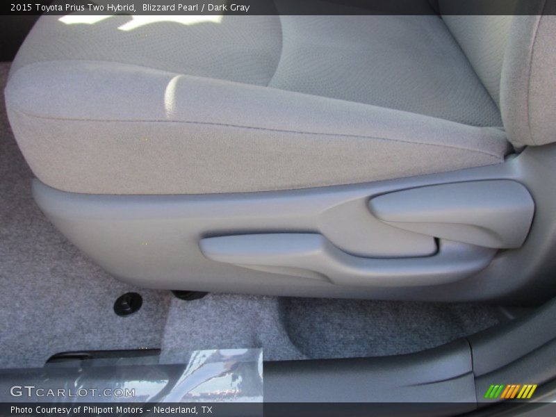 Blizzard Pearl / Dark Gray 2015 Toyota Prius Two Hybrid