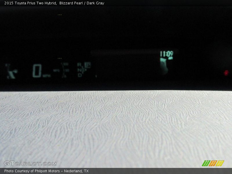 Blizzard Pearl / Dark Gray 2015 Toyota Prius Two Hybrid