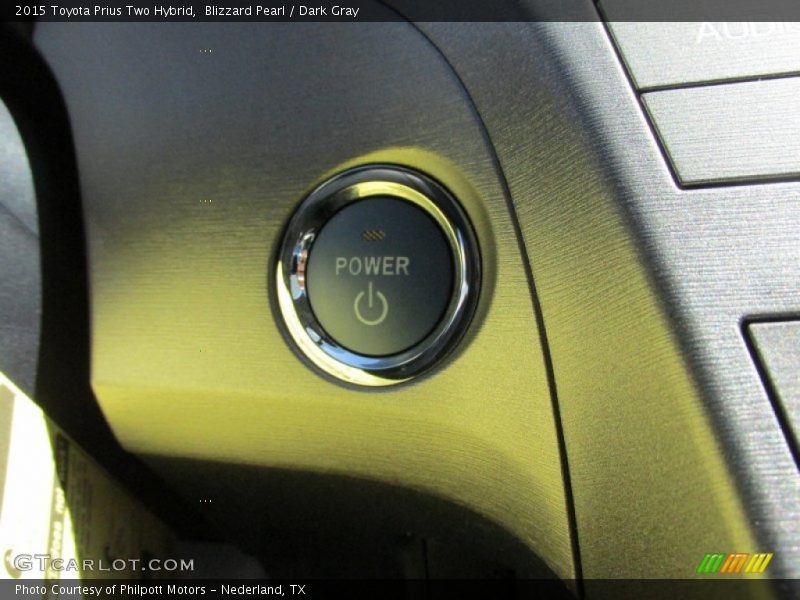 Blizzard Pearl / Dark Gray 2015 Toyota Prius Two Hybrid