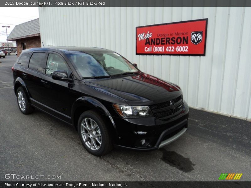Pitch Black / R/T Black/Red 2015 Dodge Journey R/T