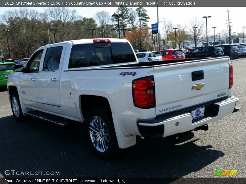 White Diamond Tricoat / High Country Saddle 2015 Chevrolet Silverado 1500 High Country Crew Cab 4x4