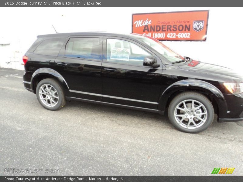 Pitch Black / R/T Black/Red 2015 Dodge Journey R/T