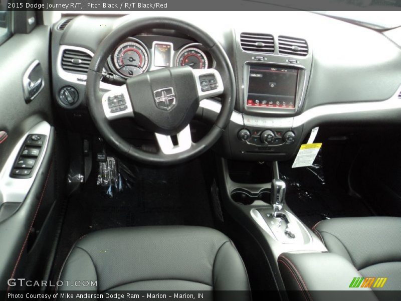 Pitch Black / R/T Black/Red 2015 Dodge Journey R/T