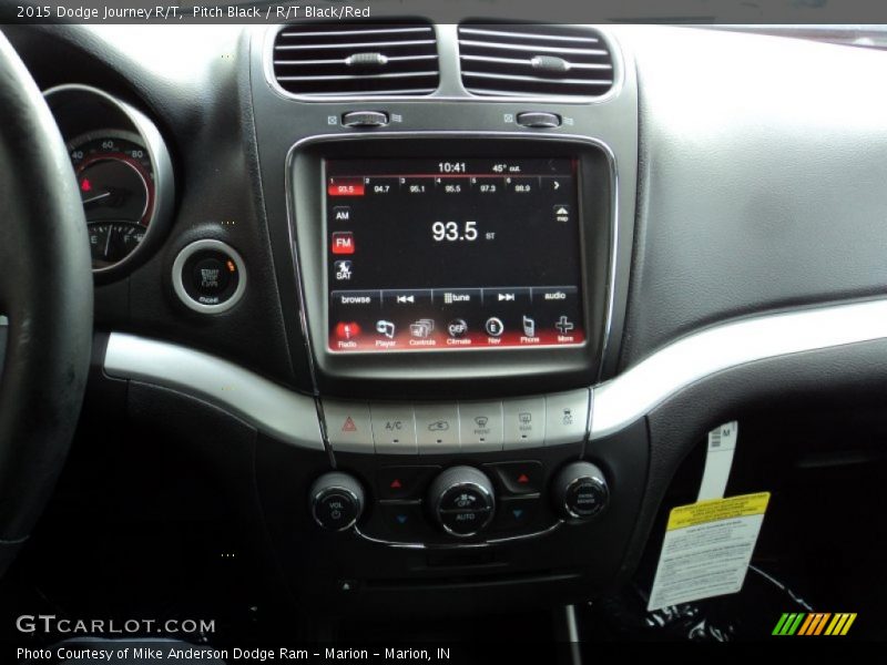 Pitch Black / R/T Black/Red 2015 Dodge Journey R/T