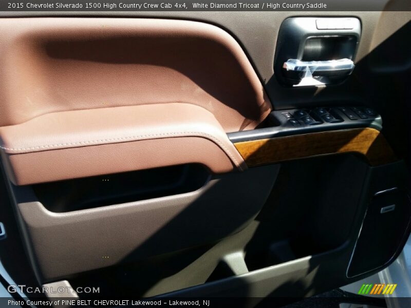 White Diamond Tricoat / High Country Saddle 2015 Chevrolet Silverado 1500 High Country Crew Cab 4x4