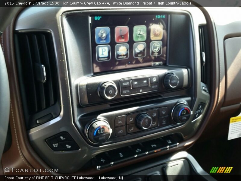 White Diamond Tricoat / High Country Saddle 2015 Chevrolet Silverado 1500 High Country Crew Cab 4x4