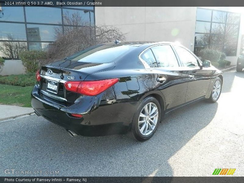 Black Obsidian / Graphite 2014 Infiniti Q 50 3.7 AWD