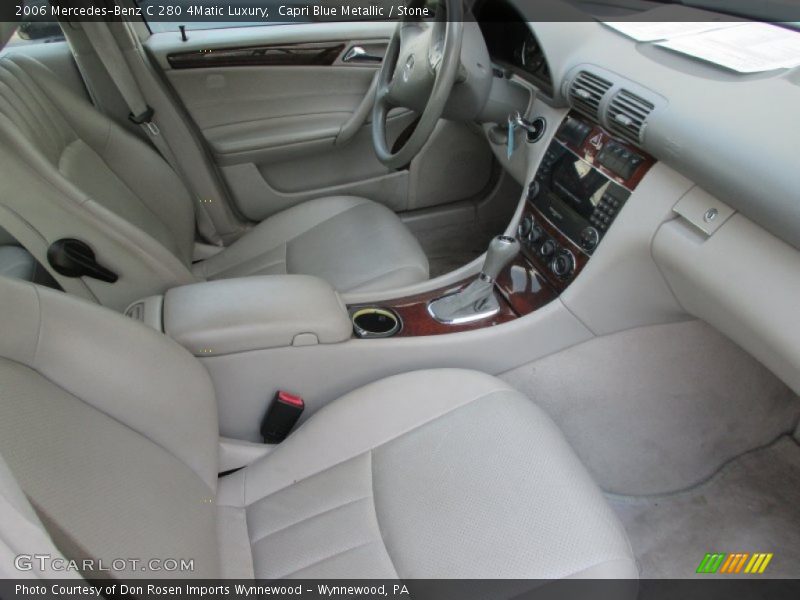 Capri Blue Metallic / Stone 2006 Mercedes-Benz C 280 4Matic Luxury
