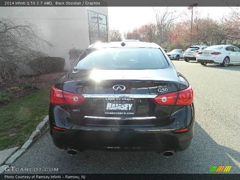 Black Obsidian / Graphite 2014 Infiniti Q 50 3.7 AWD