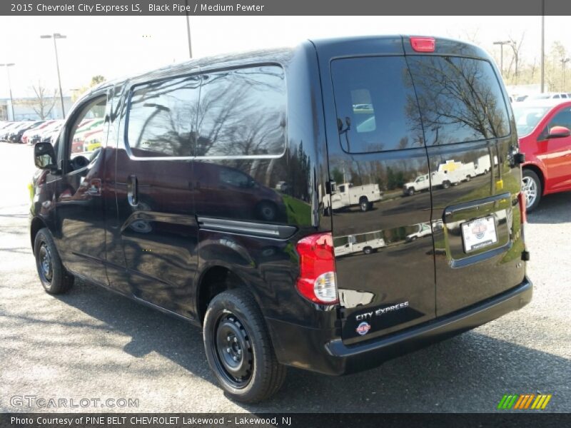 Black Pipe / Medium Pewter 2015 Chevrolet City Express LS