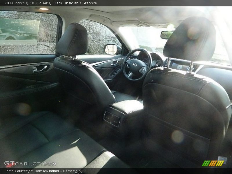 Black Obsidian / Graphite 2014 Infiniti Q 50 3.7 AWD
