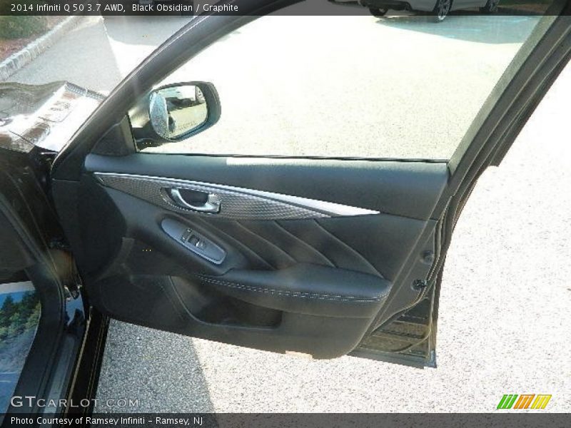 Black Obsidian / Graphite 2014 Infiniti Q 50 3.7 AWD