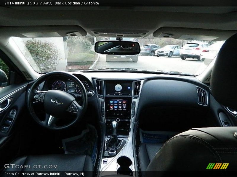 Black Obsidian / Graphite 2014 Infiniti Q 50 3.7 AWD