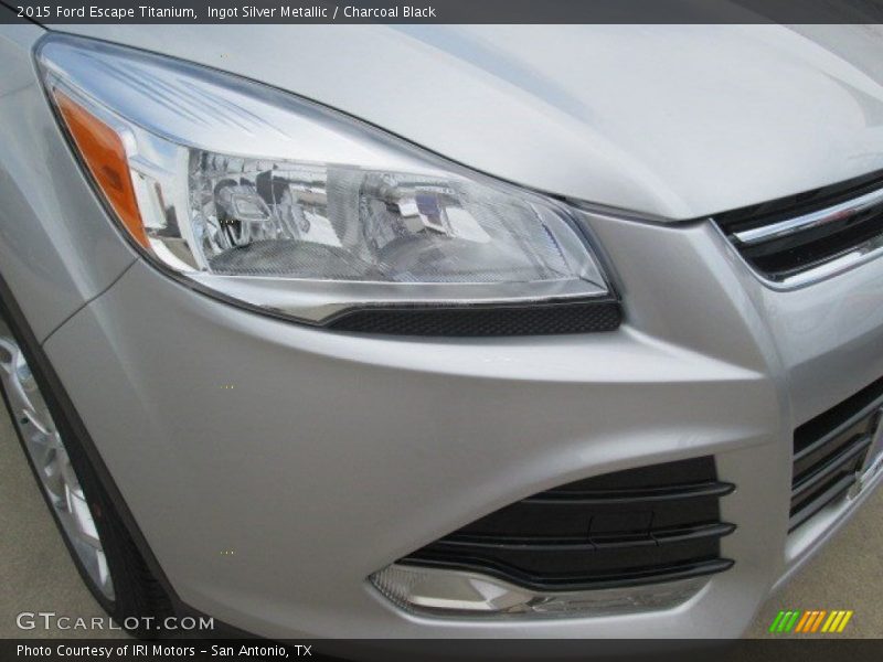 Ingot Silver Metallic / Charcoal Black 2015 Ford Escape Titanium