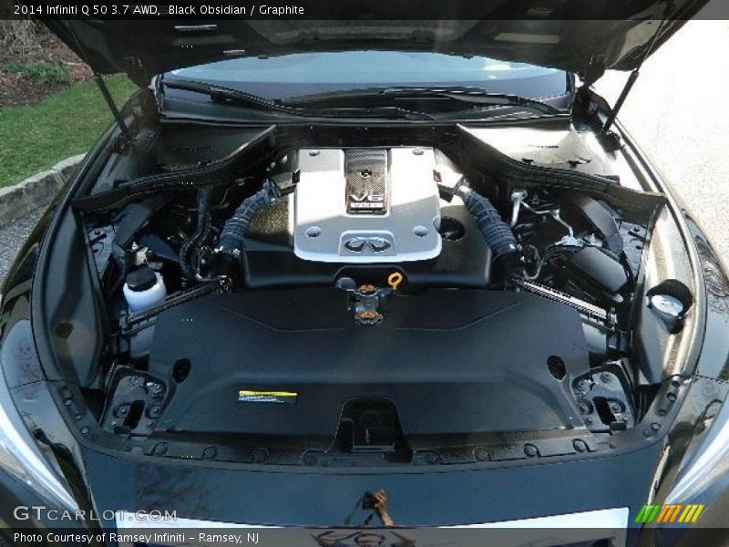 Black Obsidian / Graphite 2014 Infiniti Q 50 3.7 AWD