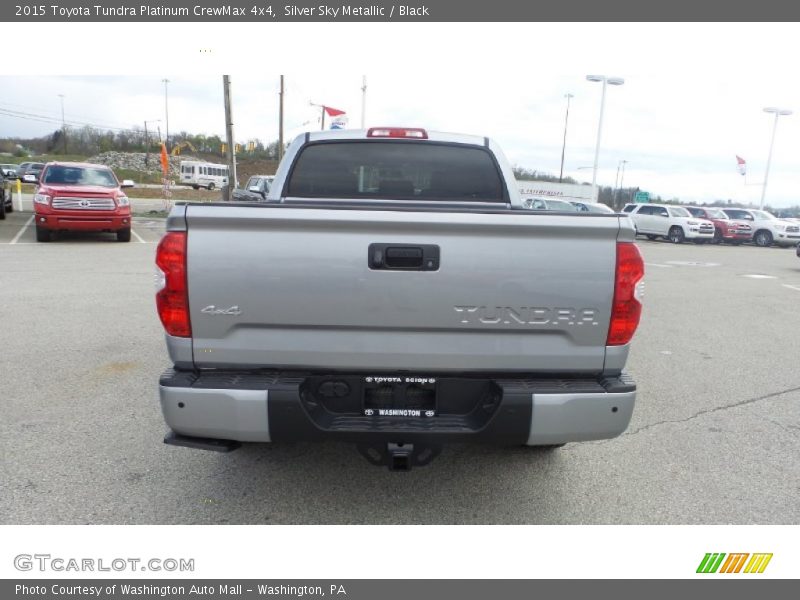 Silver Sky Metallic / Black 2015 Toyota Tundra Platinum CrewMax 4x4