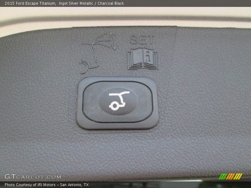 Ingot Silver Metallic / Charcoal Black 2015 Ford Escape Titanium