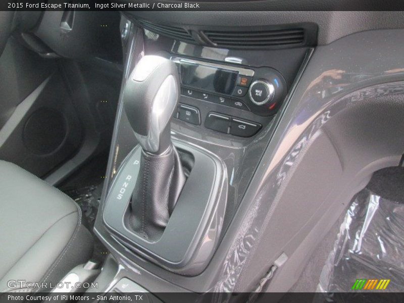 Ingot Silver Metallic / Charcoal Black 2015 Ford Escape Titanium