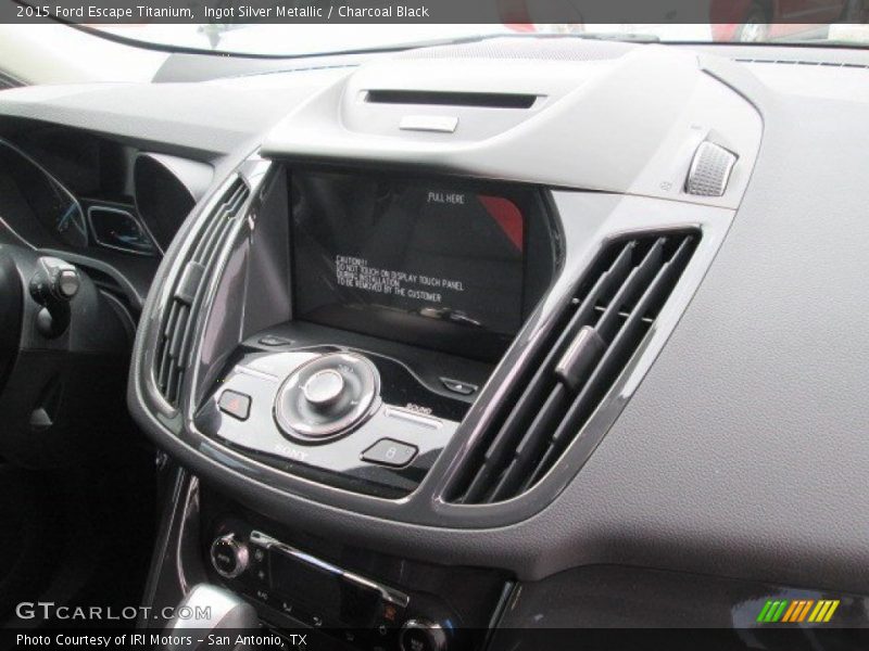 Ingot Silver Metallic / Charcoal Black 2015 Ford Escape Titanium