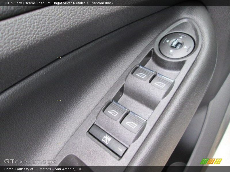 Ingot Silver Metallic / Charcoal Black 2015 Ford Escape Titanium