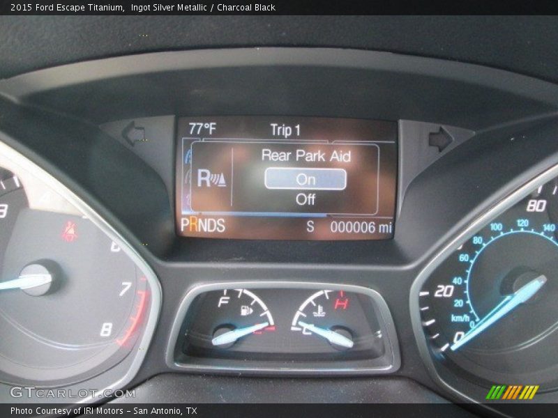 Ingot Silver Metallic / Charcoal Black 2015 Ford Escape Titanium